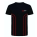 Herren Kurzarm-T-Shirt Sparco GAMING Schwarz Rot