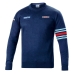 Herensweater zonder Capuchon Sparco Martini Racing Donkerblauw