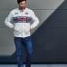 Veste de Sport pour Homme Sparco Martini Racing Blanc