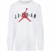 Heren-T-Shirt met Korte Mouwen Jordan Jordan LS Wit