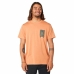 Camisola de Manga Curta Homem Rip Curl Desti Animals Laranja