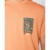 Camisola de Manga Curta Homem Rip Curl Desti Animals Laranja