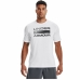 Camisola de Manga Curta Homem Under Armour Team issue Wordmark Branco