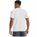 Camisola de Manga Curta Homem Under Armour Team issue Wordmark Branco