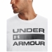 Camisola de Manga Curta Homem Under Armour Team issue Wordmark Branco