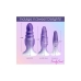 Anal plug XR Purple Silicone Set 3 Pieces