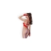 Conjunto de Lingerie Chilirose Vermelho S/M 3 Peças