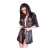 Dressing Gown Chilirose Black L