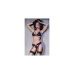 Set di Lingerie Chilirose Nero L 4 Pezzi