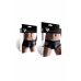 Boxer pour homme Demoniq Noir L