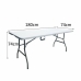 Table Klapptisch Metall Kunststoff 180 x 75 x 74 cm