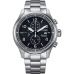 Мъжки часовник Citizen SUPER TITANIO 0810 ECO DRIVE Бял Черен Сребрист (Ø 44 mm)