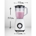 Mixer cu Pahar Adler AD 4085 Alb Negru 1000 W 1,5 L