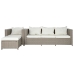 Garden sofa Home ESPRIT synthetic rattan 200 x 80 x 68 cm