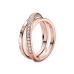 Inel Damă Pandora CROSSOVER PAVE TRIPLE BAND - RING - SIZE 54