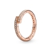 Γυναικεία Δαχτυλίδια Pandora SPARKLING OVERLAPPING - RING - SIZE 54