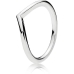 Anel feminino Pandora WISHBONE SILVER - RING - SIZE 50