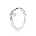 Dámsky prsteň Pandora WISHBONE SILVER - SIZE 50