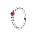 Anel feminino Pandora RED STONE - RING - SIZE 56