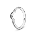 Nőigyűrű Pandora CRESCENT MOON BEADED - RING - SIZE 50