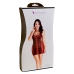 Vestito S Pleasures Rosso/Nero (Taglia unica)