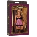 Corset Exposed Black Pink (L/XL)