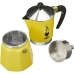 Cafeteira Italiana Bialetti Rainbow Amarelo 6 Copos