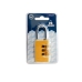 Combination padlock EDM 85247 Brass