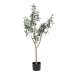 Dekorativ Plante Polyester Polyetylen Oliventre 55 x 60 x 112 cm