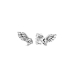 Дамски обеци Pandora SPARKLING ANGEL WING Чисто сребро 925