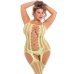 Bodystocking Pink Lipstick Amarelo (L)