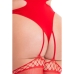 Bodystocking Pink Lipstick Crvena (L)