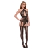 Bodystocking Baci Lingerie Zwart (Één maat)