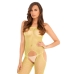 Bodystocking René Rofé Amarelo (Tamanho único)