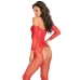 Bodystocking René Rofé Rød (Onesize)