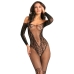 Bodystocking René Rofé Zwart (Één maat)