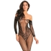 Bodystocking René Rofé Črna (Ena velikost)