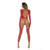 Bodystocking René Rofé Vermelho (Tamanho único)