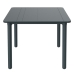 Mesa Resol Noa Gris oscuro Polipropileno Fibra de Vidrio 90 x 90 x 74 cm