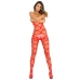 Bodystocking René Rofé Rød (Onesize)