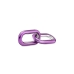 Miçangas femininas Pandora PURPLE DOUBLE LINK