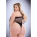 Bodijs Baci Lingerie Melns Queen size