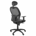 Silla de Oficina con Cabecero Jorquera similpiel P&C SNSPNEC Negro