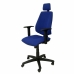 Silla de Oficina con Cabecero  Montalvos P&C 942253 Azul