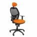 Silla de Oficina con Cabecero Jorquera malla P&C SNSPNAC Naranja