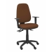 Chaise de Bureau Sierra S P&C I463B10 Avec accoudoirs Brun foncé