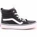 Buty sportowe Casual Dziecięce Vans Filmore Hi Guard Hi Guard YT Unexplored Czarny