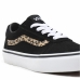 Casual Kindersneakers Vans Ward Suede Zwart Luipaard