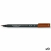 Rotulador permanente Staedtler Lumocolor Marrón (10 Unidades)