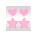 Nipple shield Peekaboo Pink One size Hearts Stars